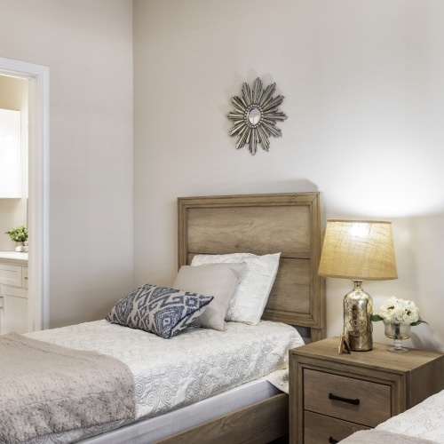Spacious living areas to recline and recharge